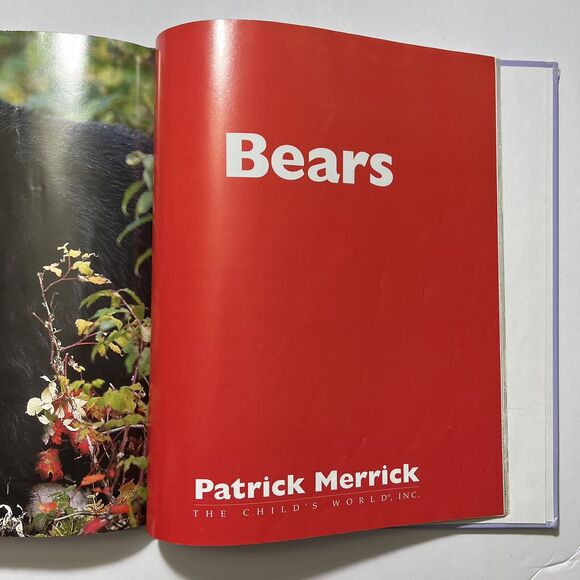 Set Of 2 Childrens Story Books Hardcover Dear Children of the Earth and Bears - Picture 10 of 13